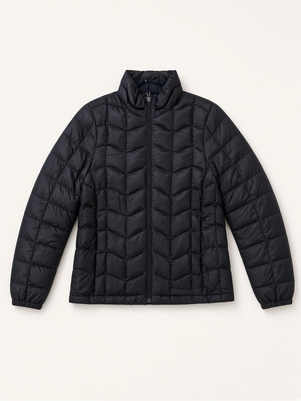 Marmot 800 Fill Black Down Packable Puffer Jacket Size M
